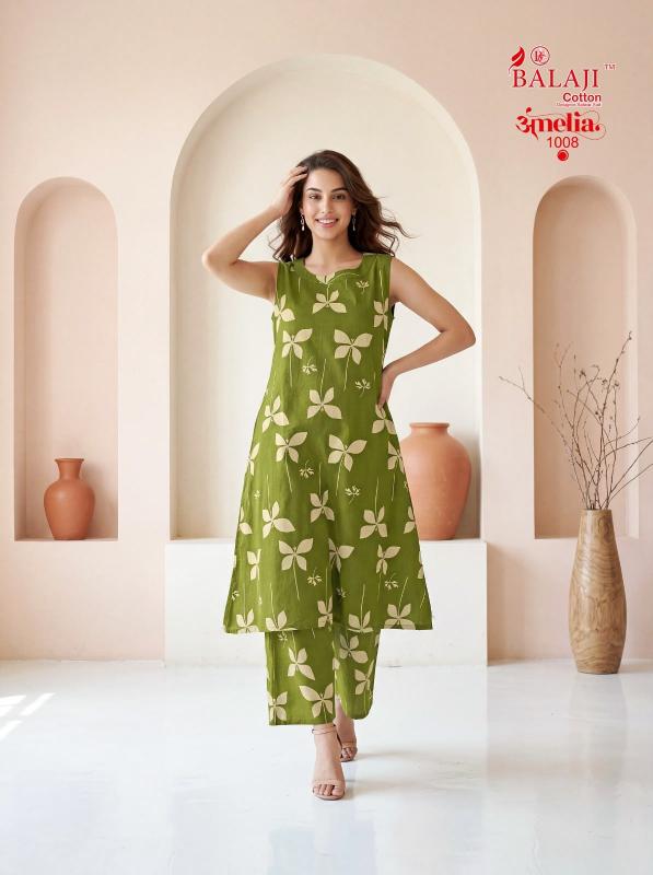 Balaji amelia vol-1 sleeveless coord set clothing wholesalers in india